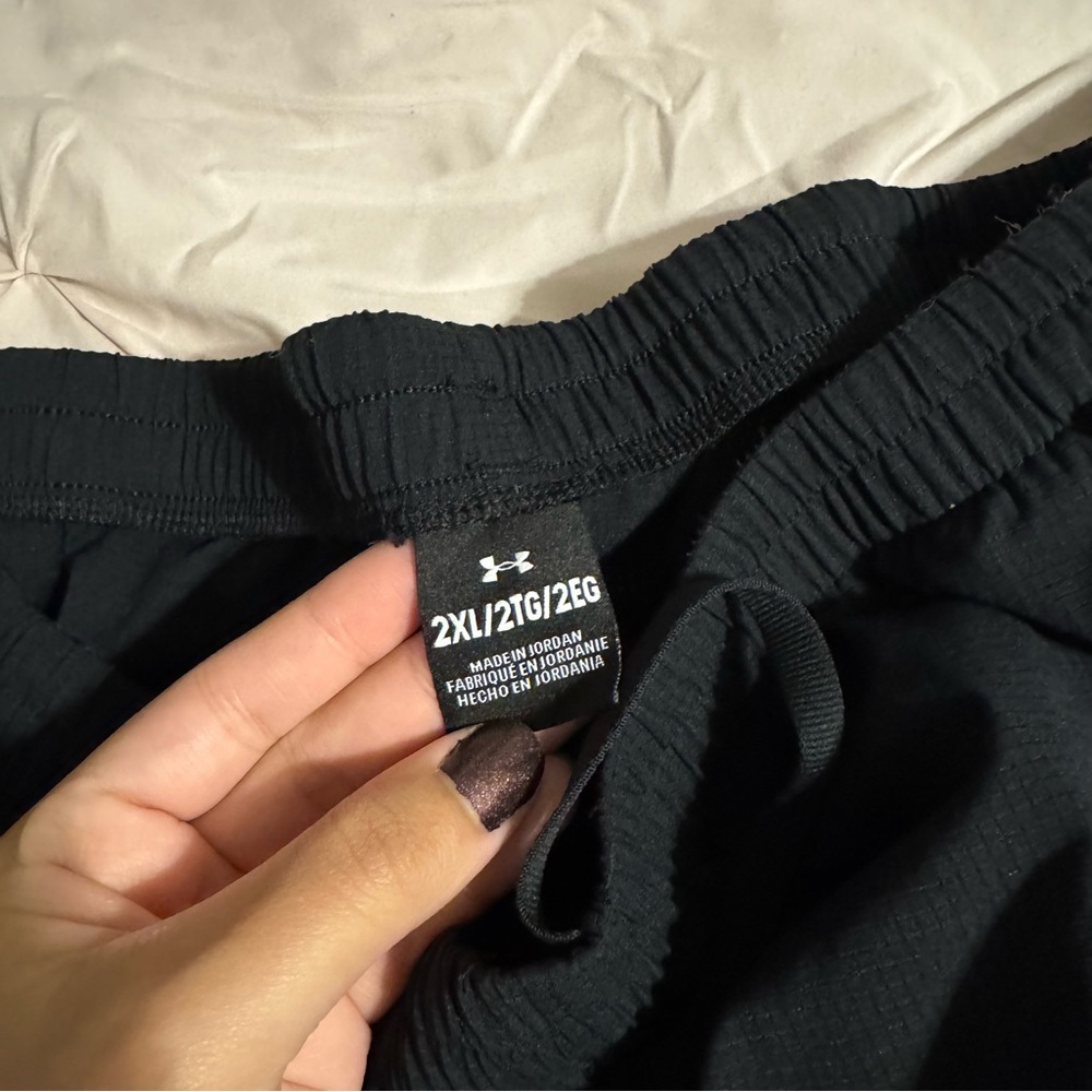 Under Armour Women's Wide Leg Black Unstoppable Vent Pants - Picture 7 of 10